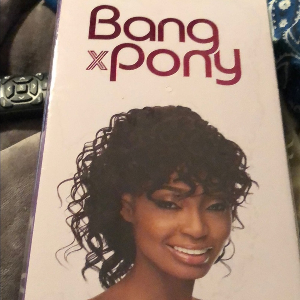 Bang ponytail hair extension